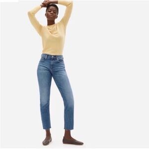 Everlane Curvy Cheeky Straight Ankle Jeans 30